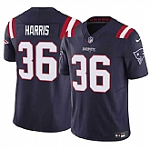 Men & Women & Youth New England Patriots #36 Kevin Harris Navy 2023 F.U.S.E. Vapor Limited Stitched Jersey,baseball caps,new era cap wholesale,wholesale hats